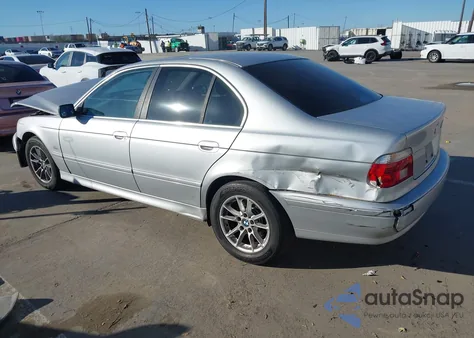2003 BMW 525Ia z USA, uszkodzony, nr VIN WBADT43493G034929
